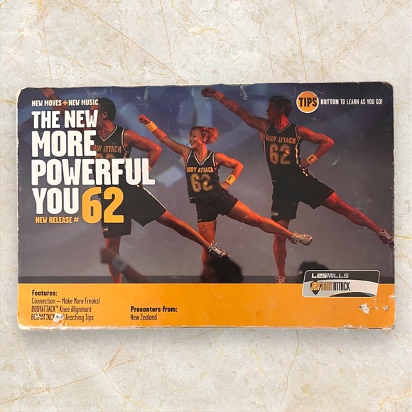 Les Mills BODYATTACK 62 CD, DVD, & Choreography Booklet - Picture 2 of 3
